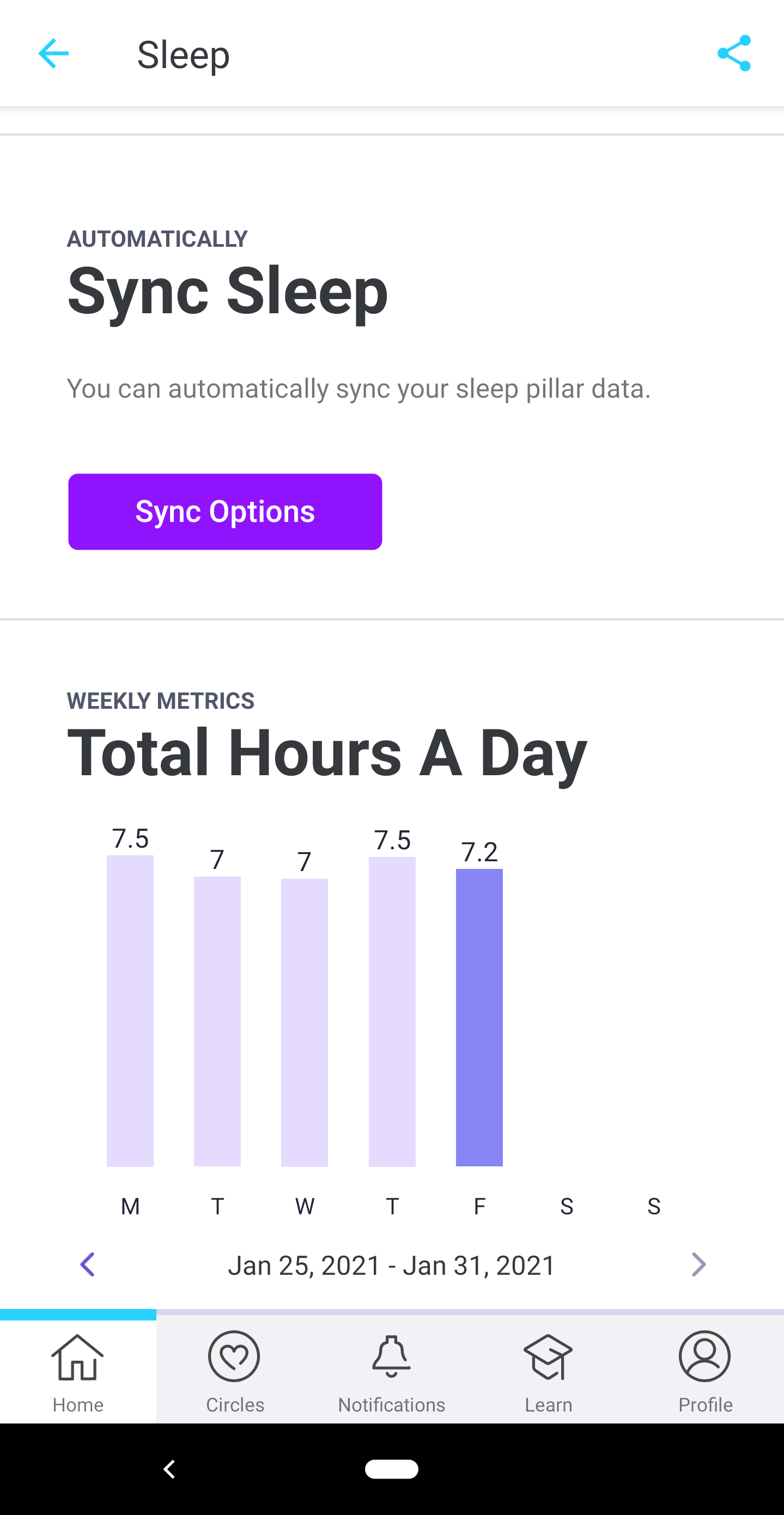 screenshot of LifeOmic Precision Wellness